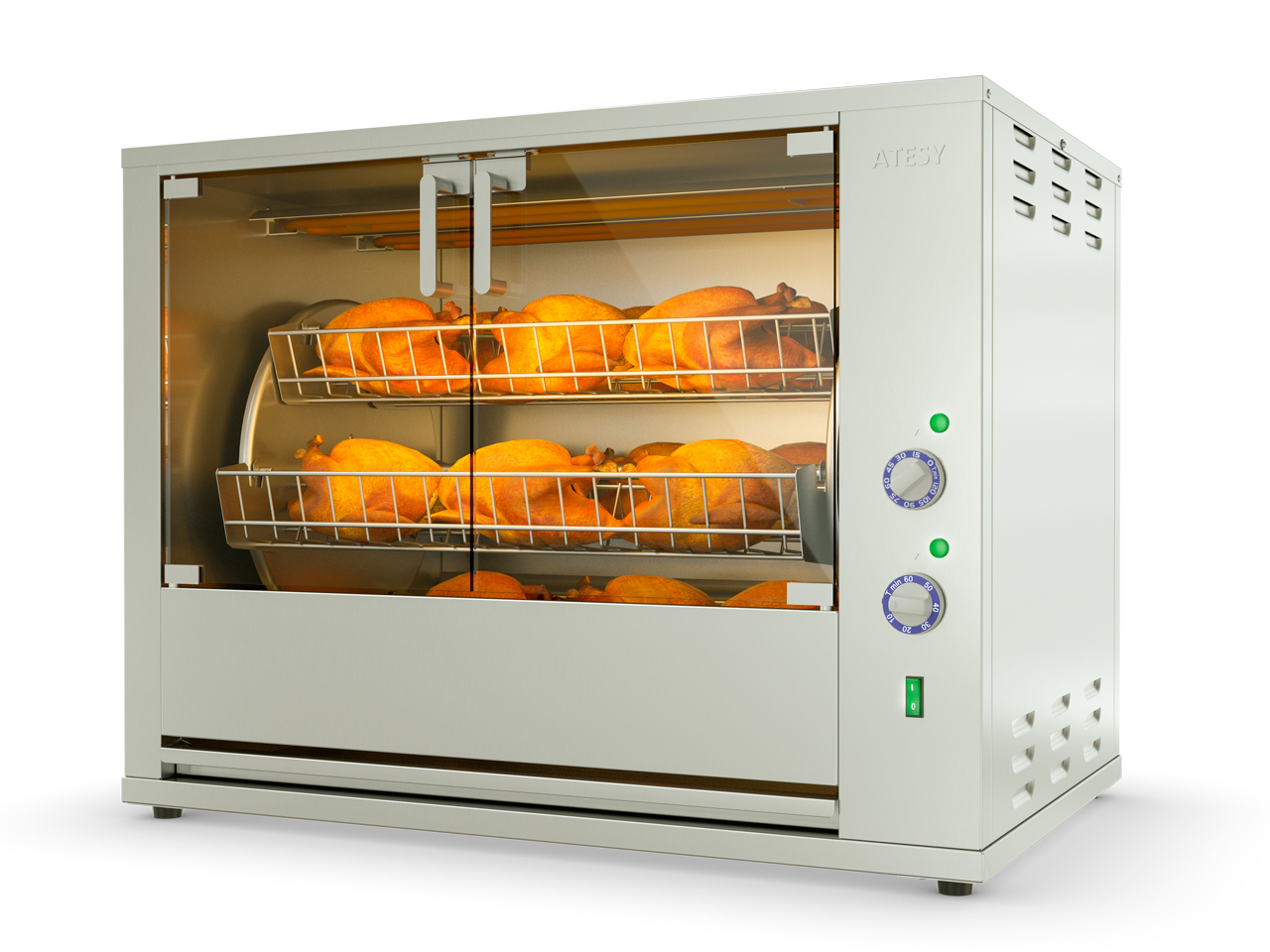 Гриль  для кур  Командор-6Э-Т (карусельный)