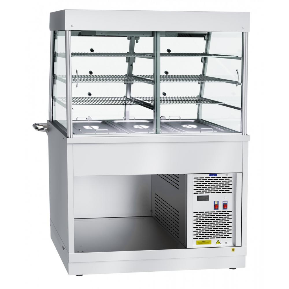 Холодильная витрина-прилавок ABAT ПВВ(Н)-70Х-С-НШ (HOT-LINE)