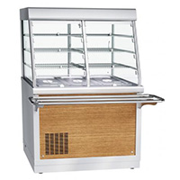 Холодильная витрина-прилавок ABAT ПВВ(Н)-70Х-С-НШ (HOT-LINE)