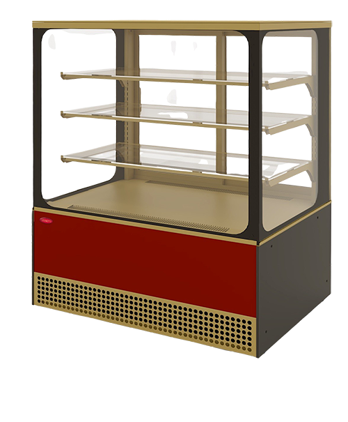 Холодильная витрина Veneto VS-1,3 Cube крашенная