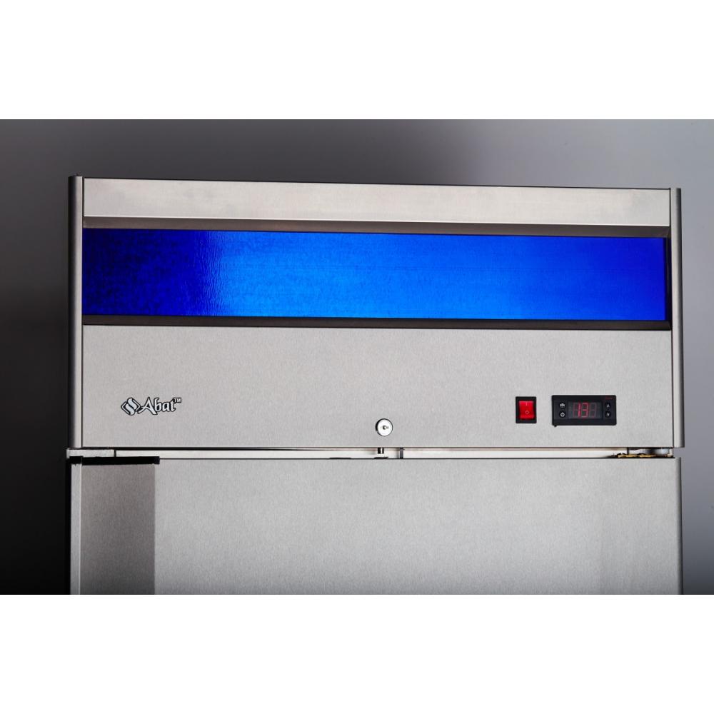 Холодильный шкаф ABAT ШХс-0,7-01 нерж. ВЕРХНИЙ АГРЕГАТ