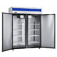 Морозильный шкаф ABAT ШХн-1,4-01 нерж. ВЕРХНИЙ АГРЕГАТ