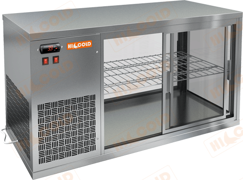 Настольная холодильная витрина  HICOLD  VRL 1300 L