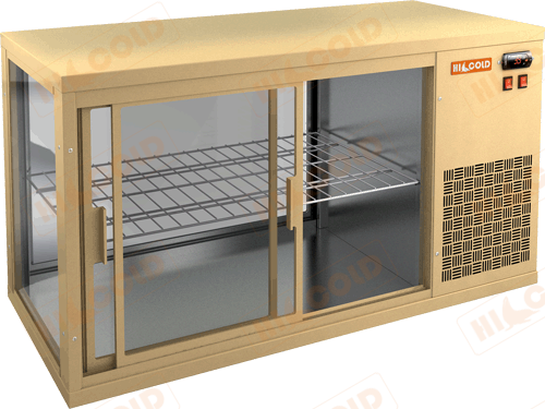 Настольная холодильная витрина  HICOLD  VRL 900 R Beige