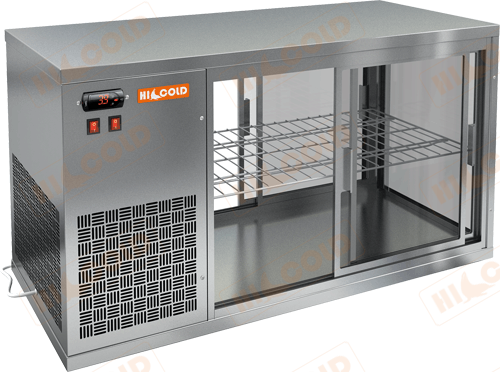 Настольная холодильная витрина сквозная  HICOLD  VRL T 1100 L