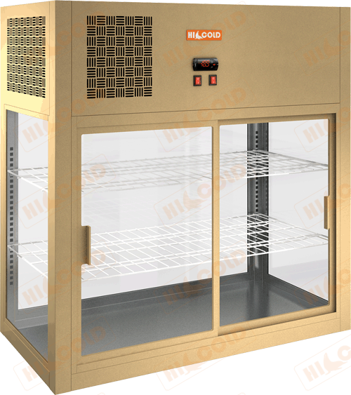 Настольная островная холодильная витрина  HICOLD  VRH O 990 Beige