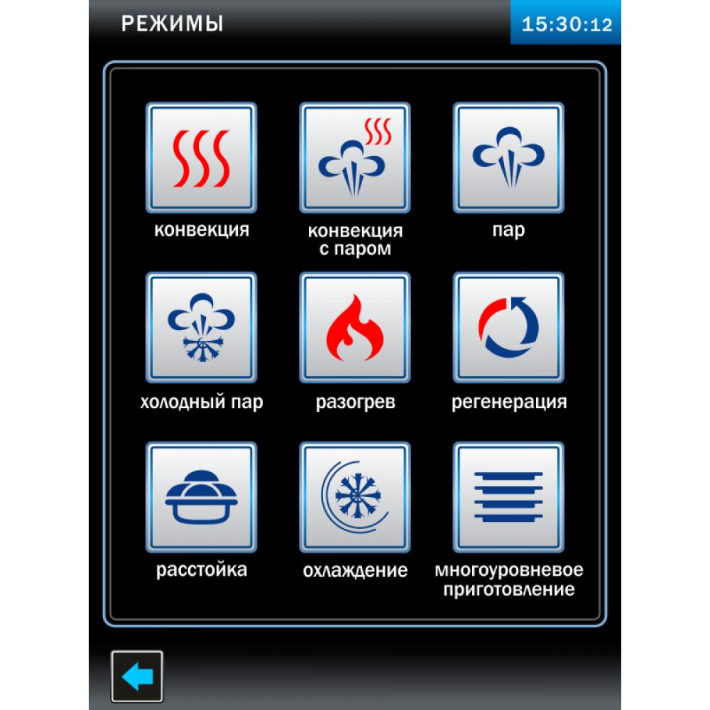 Пароконвектомат ABAT ПКА 6-1/1 ПП2 бойлерный