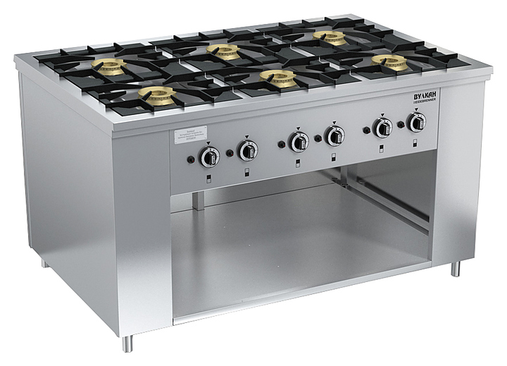 Плита газовая Вулкан ПРГ-IIA-6 Maxi