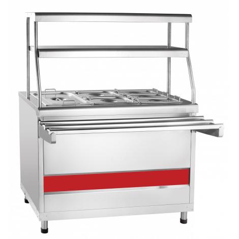 Прилавок-мармит ABAT ЭМК-70КМ с подогреваемой полкой (АСТА) ― Официальный сайт Российских производителей промышленного оборудования