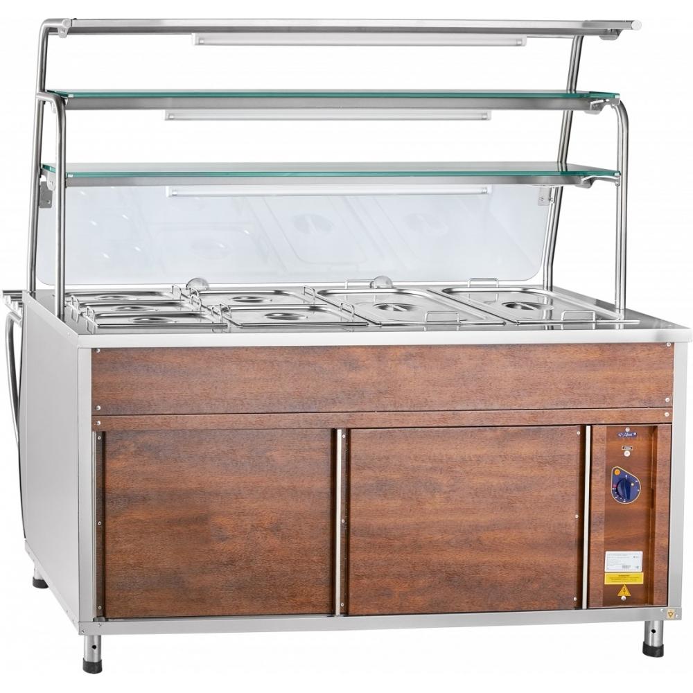 Прилавок-мармит ABAT ЭМК-70Т-01 металл (ПРЕМЬЕР)