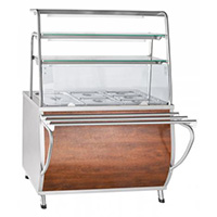 Прилавок-мармит ABAT ЭМК-70Т под дерево (ПРЕМЬЕР)