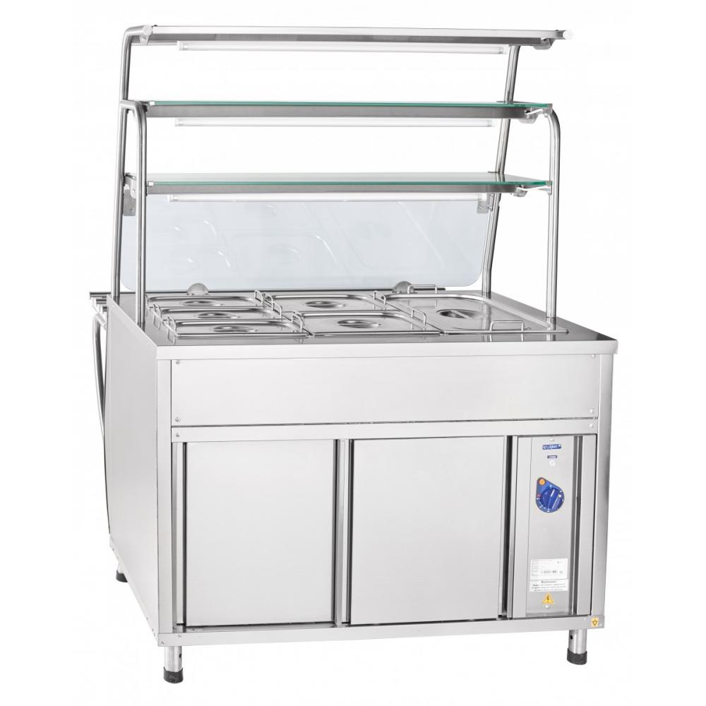 Прилавок-мармит ABAT ЭМК-70Т под дерево (ПРЕМЬЕР)