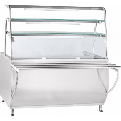 Прилавок-мармит ABAT ПМЭС-70Т-01 металл (ПРЕМЬЕР) ― Официальный сайт Российских производителей промышленного оборудования