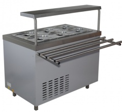 ПРИЛАВОК-ВИТРИНА ОХЛАЖДАЕМЫЙ ОТКРЫТЫЙ  ПВО-15/7