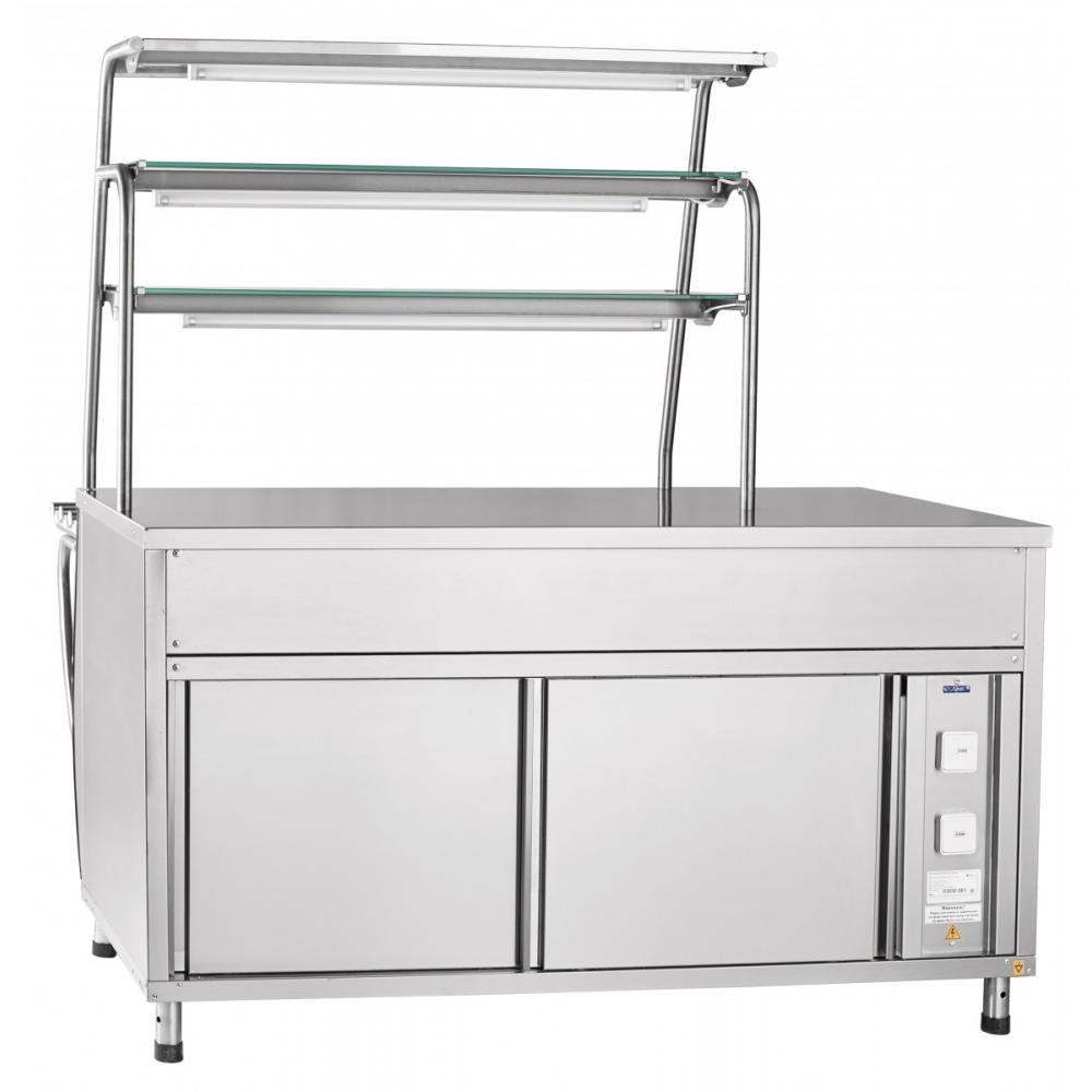 Прилавок для горячих напитков ABAT ПГН-70Т-01 под дерево (ПРЕМЬЕР)