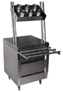 ПРИЛАВОК ДЛЯ ПОДНОСОВ И СТОЛОВЫХ ПРИБОРОВ  ЗПП-1-6,5/7СН