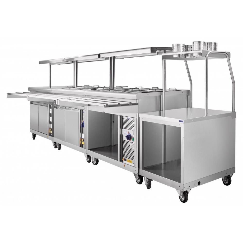 Прилавок для подогрева тарелок ABAT ПТЭ-70КМ(П)-80 (самообслуживание)