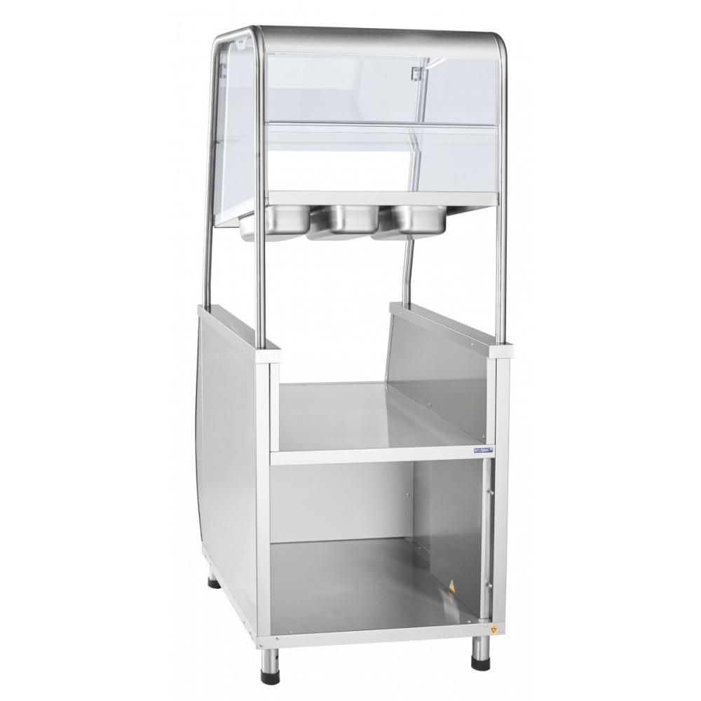 Прилавок для приборов и подносов ABAT ПСПХ-70T под дерево (ПРЕМЬЕР)