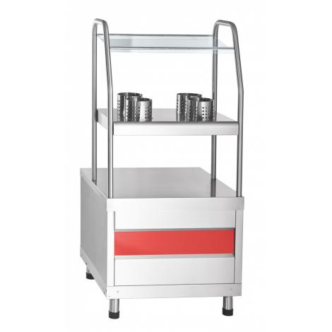 Прилавок для столовых приборов ABAT ПСПХ-70КМ (АСТА) ― Официальный сайт Российских производителей промышленного оборудования