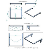 Соединительный комплект ABAT КСП-4 для конвекционных печей