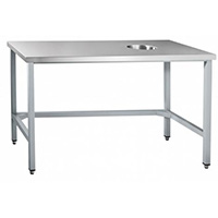 Стол для сбора отходов ABAT ССО-4 (каркас крашеный)