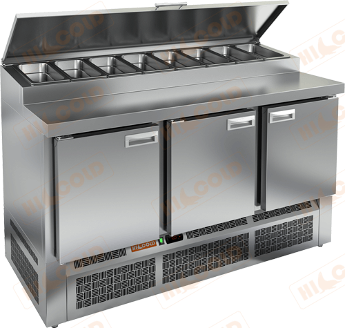 Стол охлаждаемый для пиццы  HICOLD  PZE1-111/GN
