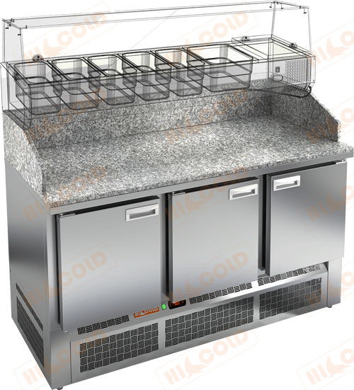 Стол охлаждаемый для пиццы  HICOLD  PZE3-111/SN