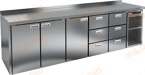 Стол охлаждаемый  HICOLD  GN 11133 BR2 TN