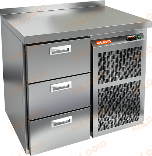 Стол охлаждаемый  HICOLD  GN 3 BR2 TN