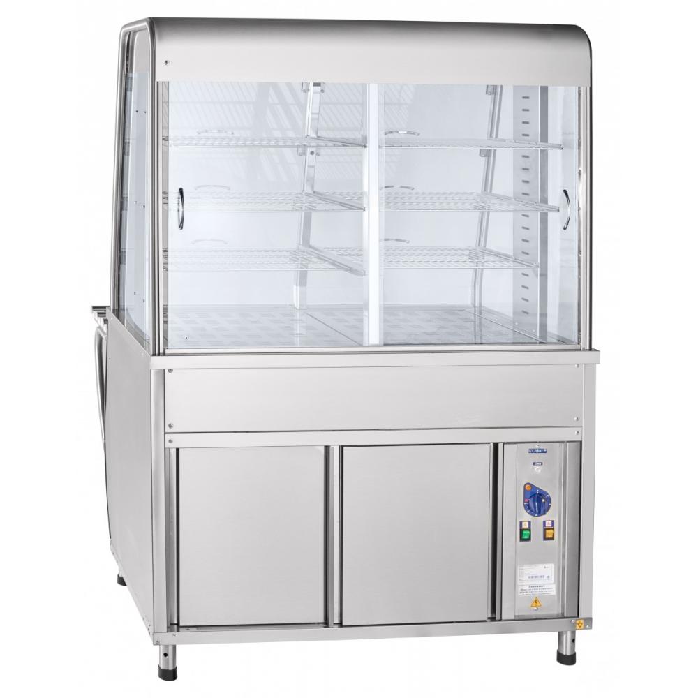 Тепловая витрина-прилавок ABAT ПВТ-70Т под дерево (ПРЕМЬЕР)