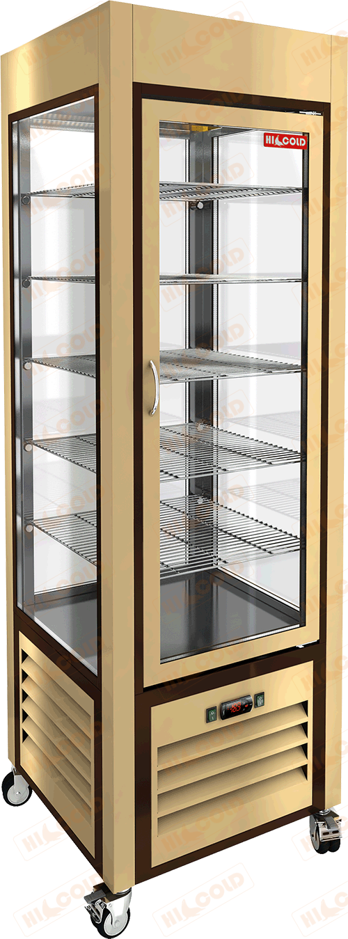 Витрина кондитерская вертикальная  HICOLD  VRC 350 Beige FR