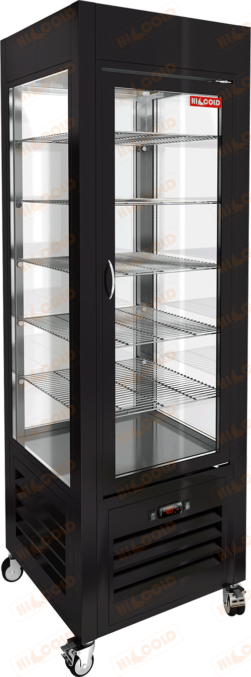 Витрина кондитерская вертикальная  HICOLD  VRC 350 Black