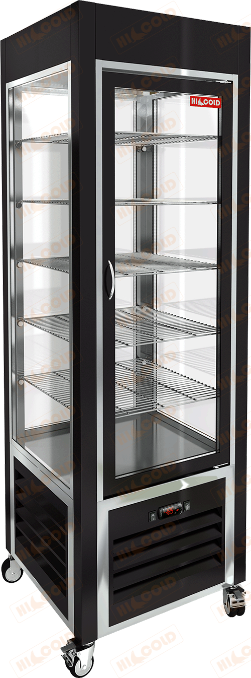 Витрина кондитерская вертикальная  HICOLD  VRC 350 Black FR
