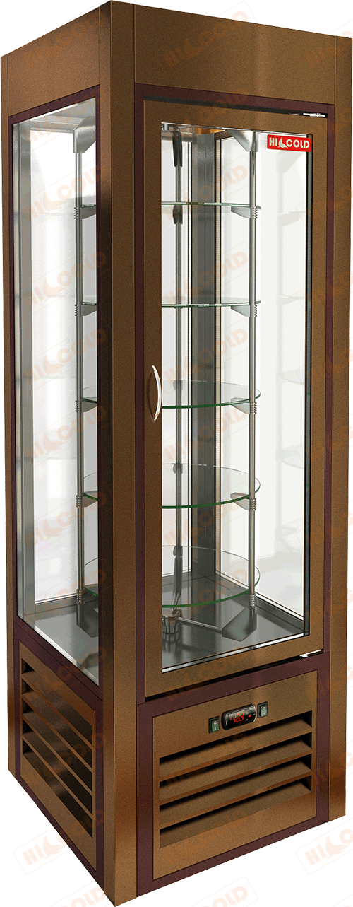 Витрина кондитерская вертикальная  HICOLD  VRC 350 R Sh Bronze FR