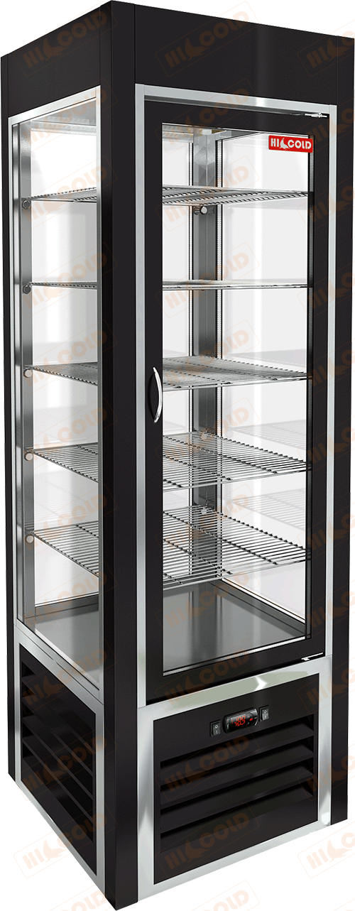 Витрина кондитерская вертикальная  HICOLD  VRC 350 Sh Black FR