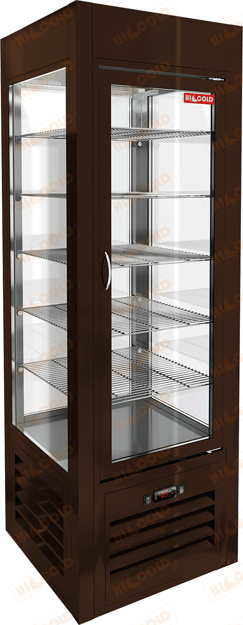 Витрина кондитерская вертикальная  HICOLD  VRC 350 Sh Brown