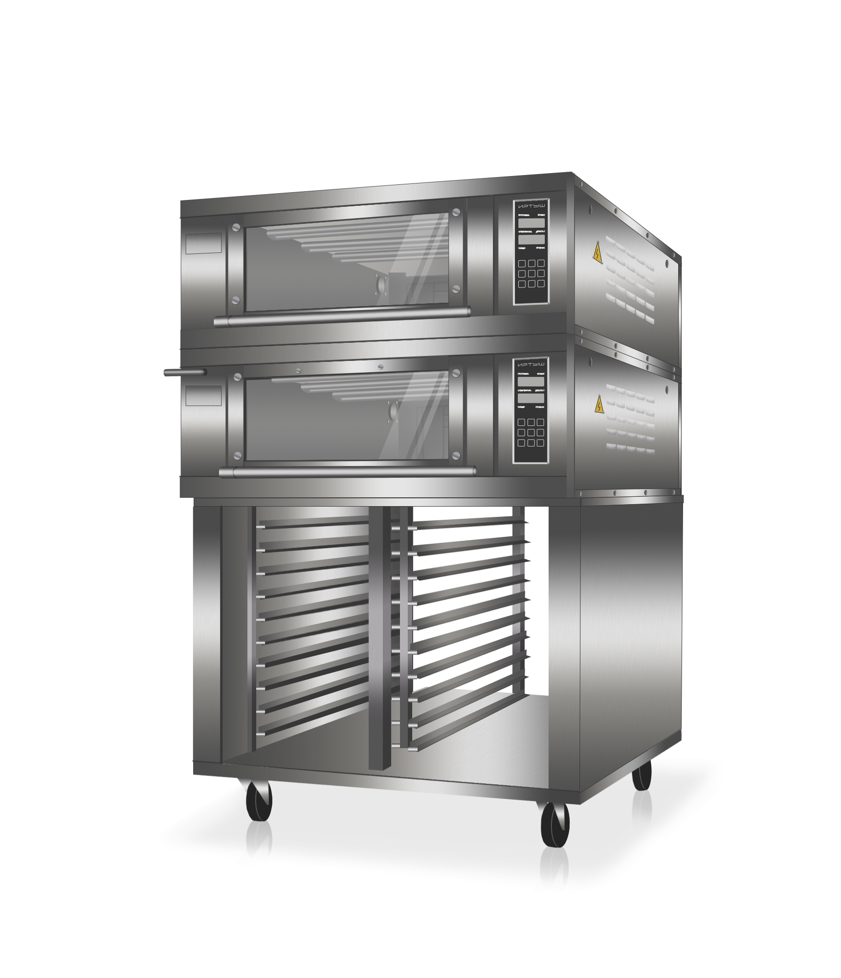 x2 Печь подовая «ПП-1» на подставке