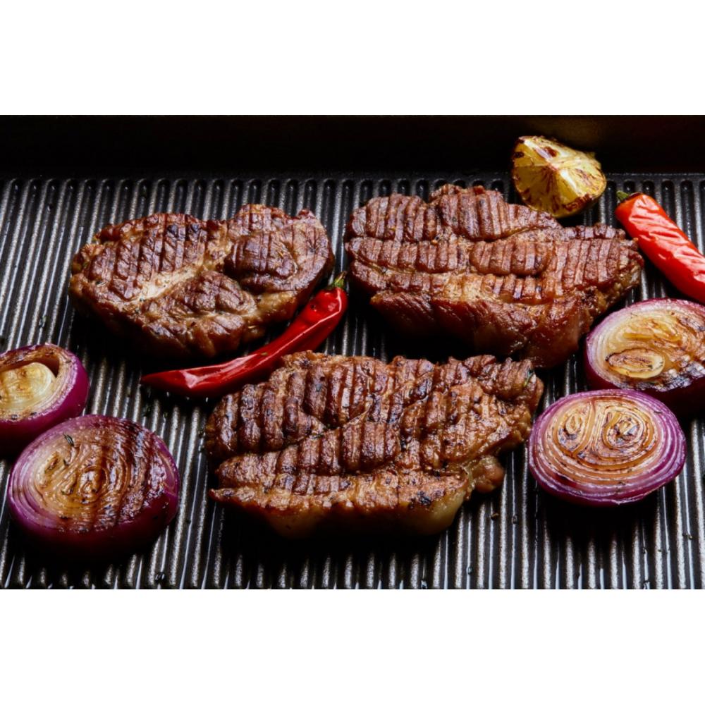 Жарочная поверхность ABAT АКО-80/1Н-С-00 (1/2 поверхность гладкая - 1/2 поверхность рифленая)